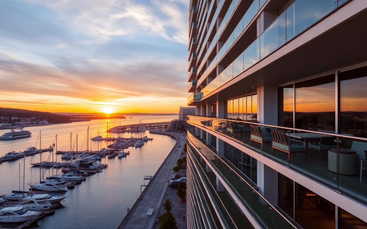Harbour Court Hotel & Suites, Waterfront hotel